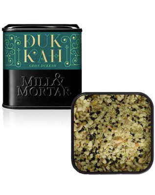 Grøn Dukkah, Mandler og Pistacie
