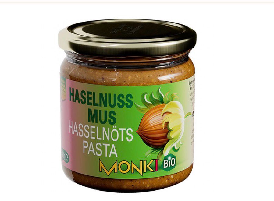 Hasselnøddesmør Crunchy, 330 G Øko
