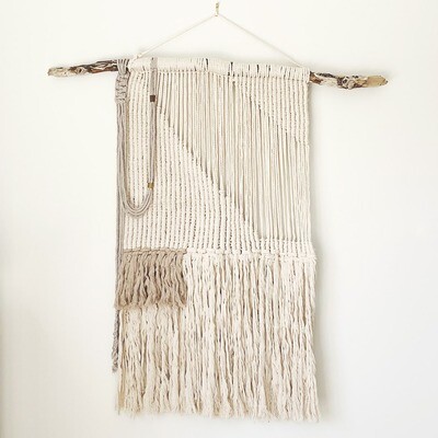 Modern Tassels Large Scale Wall Hanging
