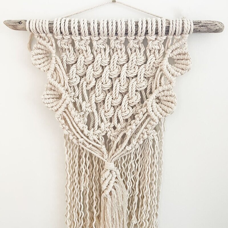 Water's Edge -- Macrame Wall Tapestry