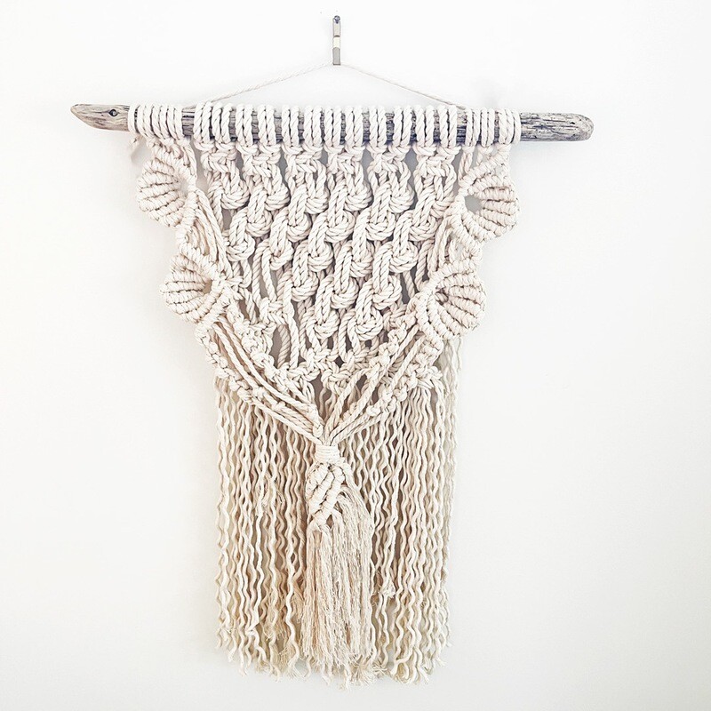 Water's Edge -- Macrame Wall Tapestry