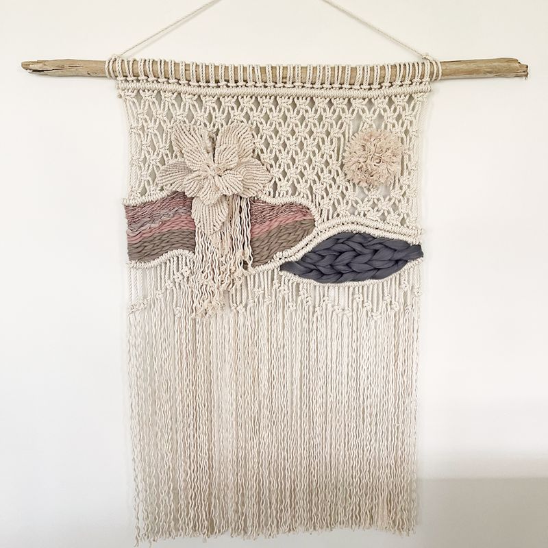 Garden Flower — Large Macramé Wall Hanging