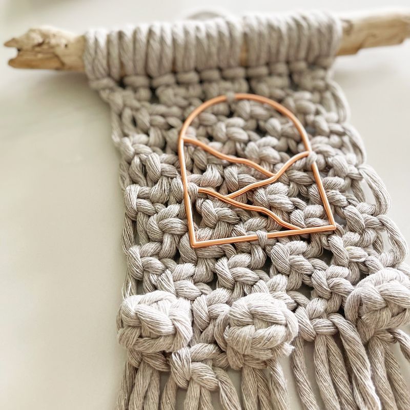 Gentle Hills — Mini Macramé Wall Hanging