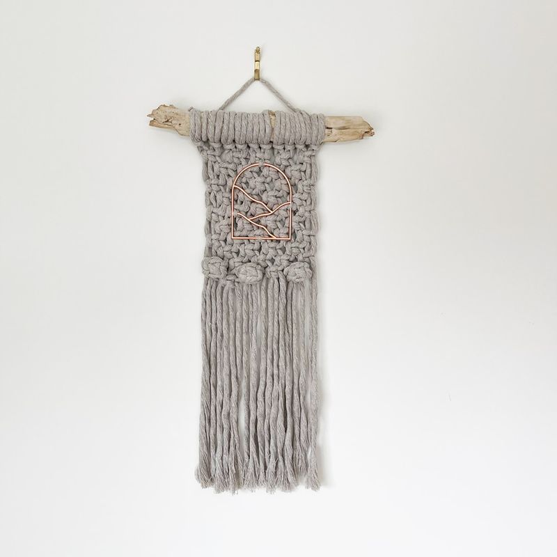 Gentle Hills — Mini Macramé Wall Hanging