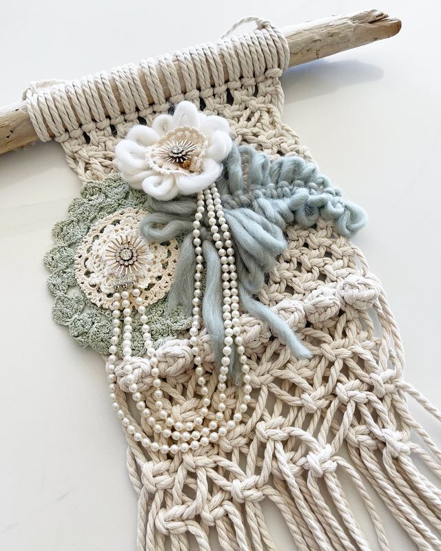Heirloom Fern — Small Fibre Art Wall Tapestry