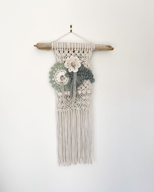 Heirloom Fern — Small Fibre Art Wall Tapestry