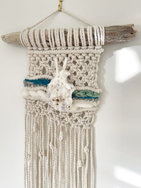Barnacle Drift -- Small Macrame Wall Tapestry Barnacle Drift -- Small Macrame Wall Tapestry