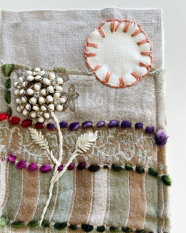 Cottage Garden — Original Mixed Media Wall Art