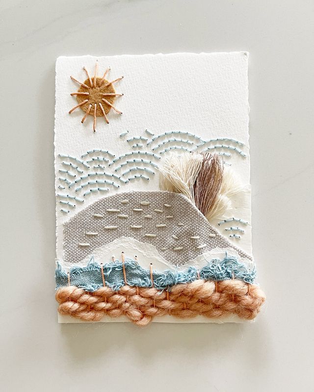 Macraweave Mist -- Original Mixed Media Wall Art