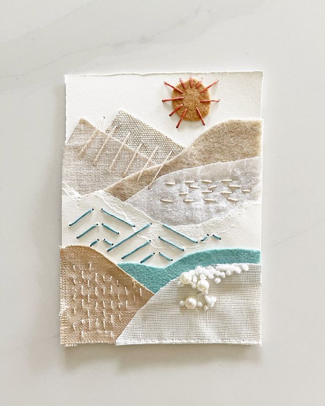 Pearl Tides -- Original Mixed Media Wall Art