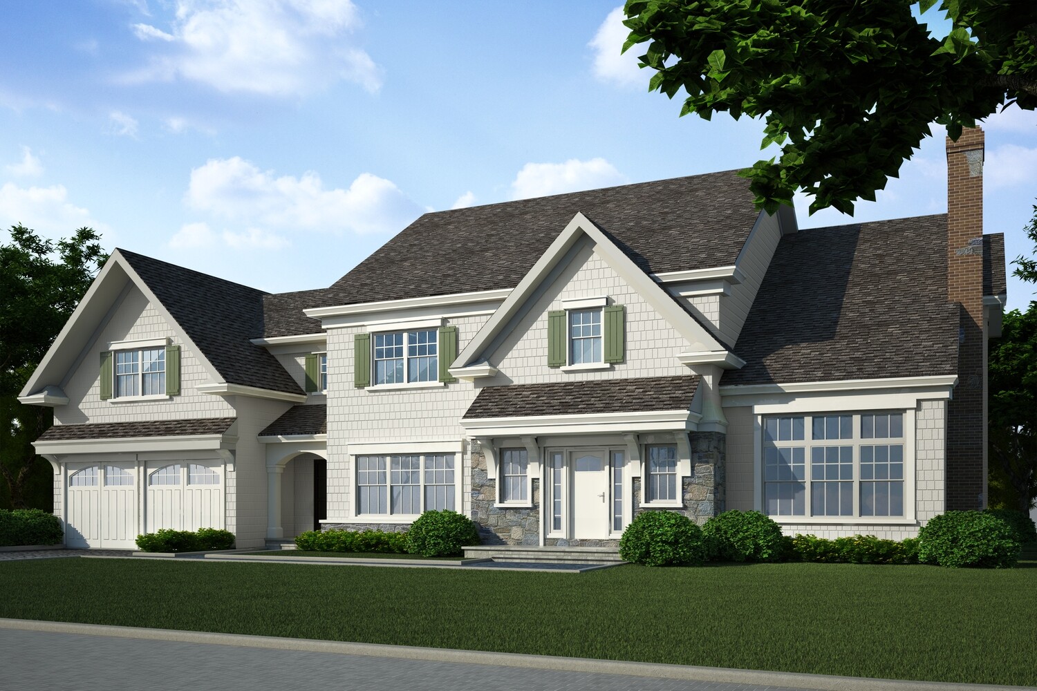 House Exterior Rendering (Non-Print)