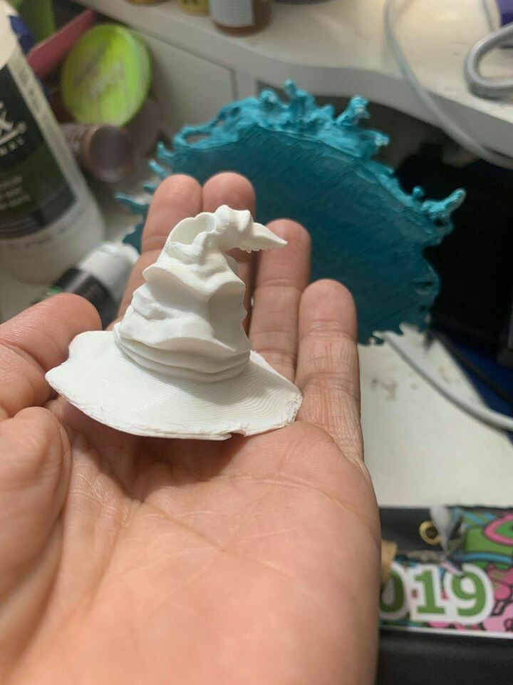 3d Printed Sorting Hat Straw Topper