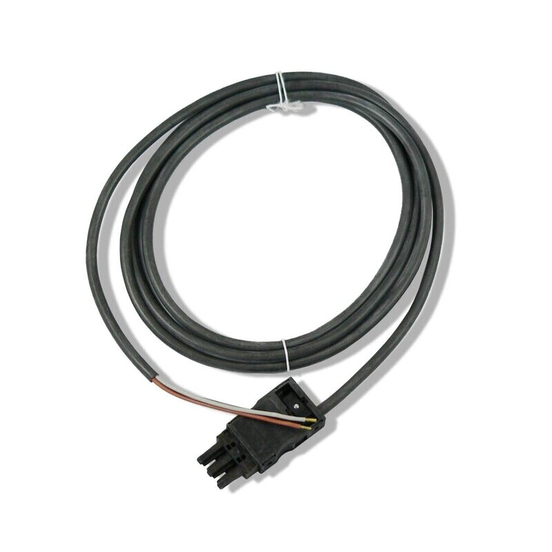 Câble de connexion de la bougie d'allumage Câble d'alimentation Leister 3 x 1mm², longueur 3000 mm, avec fiche pour le sèche-cheveux à allumage IGNITER (1000W et 1600W)