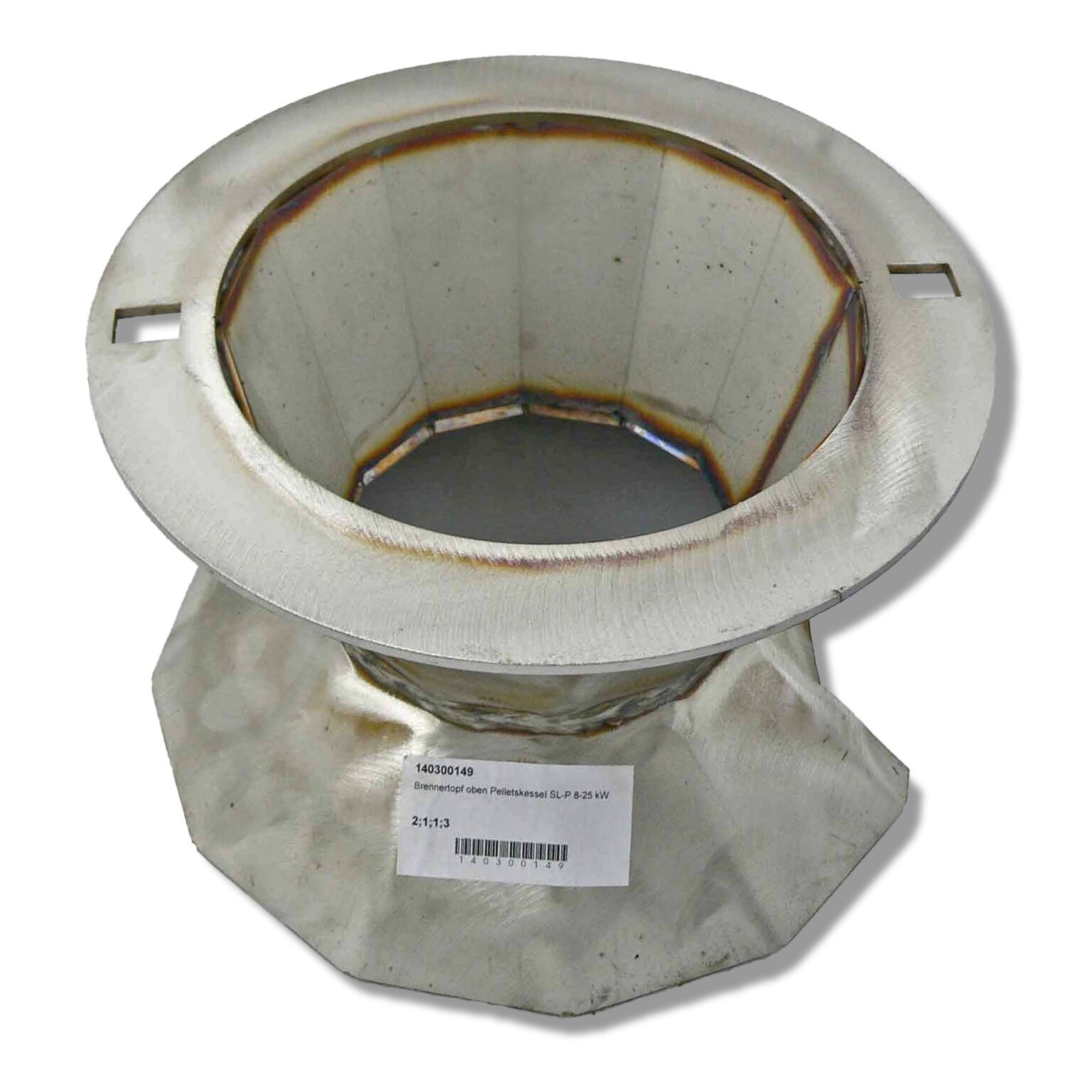 Brennertopf oben Pellets