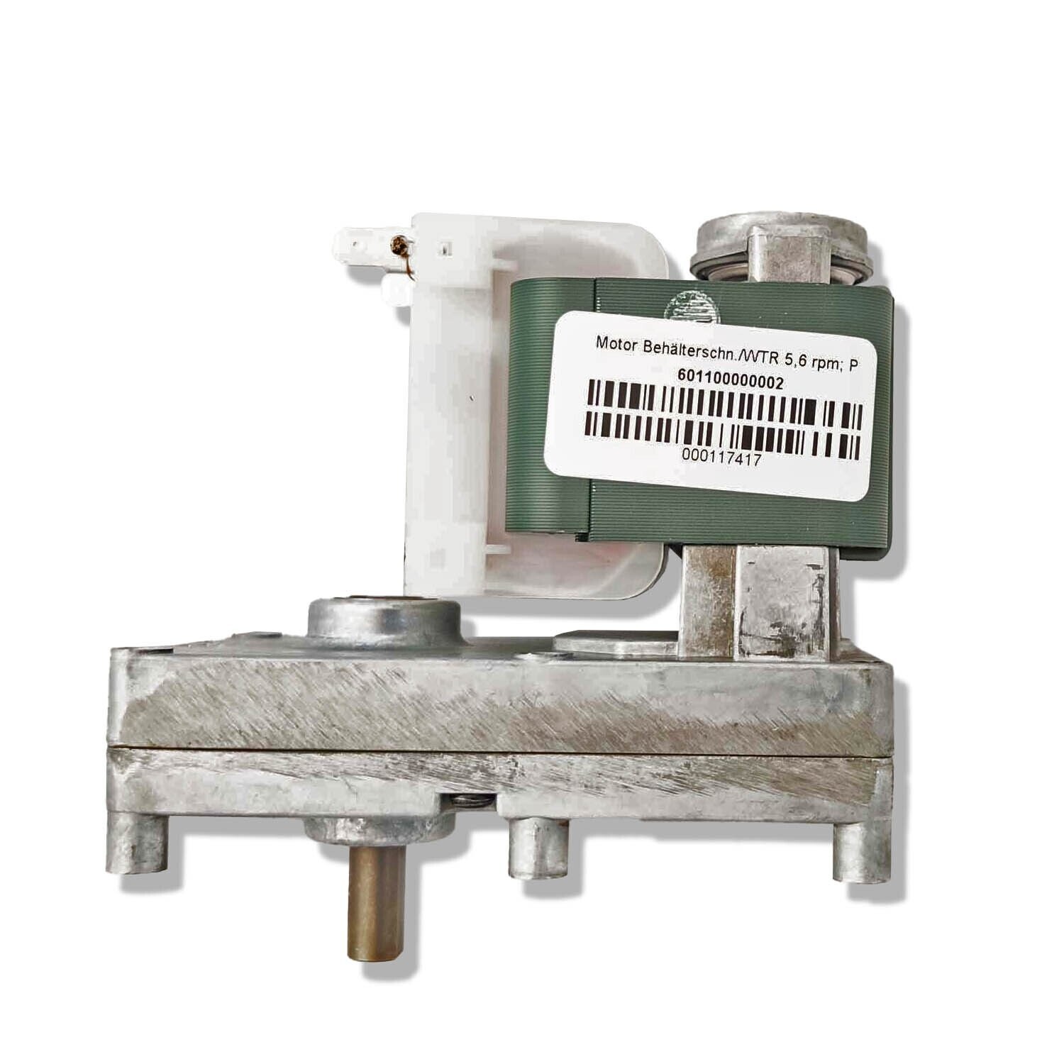 Motor 5.6 rpm, für Dosierschnecke TL-M, NUR PZ8RL-N (14,5 kW), TLZ 15/22 Wärmetauscher-Motor PZ65RL / PZ100RL alle Typen Type ISG, 5,6 rpm mit Anschluss für Flachstecker