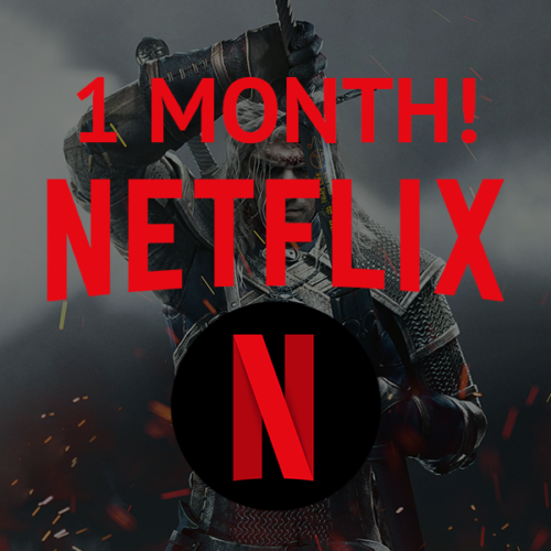 Netflix 1 Month Subscription &amp; Warranty