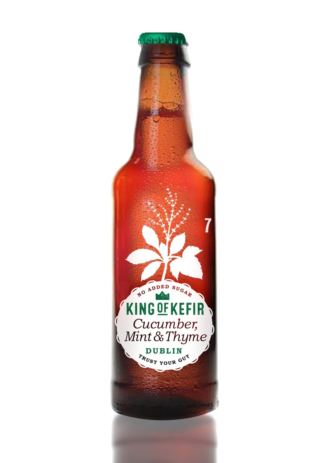 King of Kefir Cucumber Mint & Thyme, 12 x 330ml King of Kefir Cucumber Mint & Thyme, 12 x 330ml