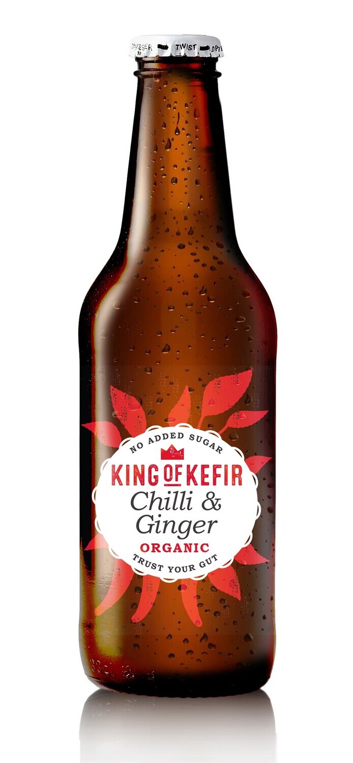 King of Kefir Chilli & Ginger, 12 x 330ml