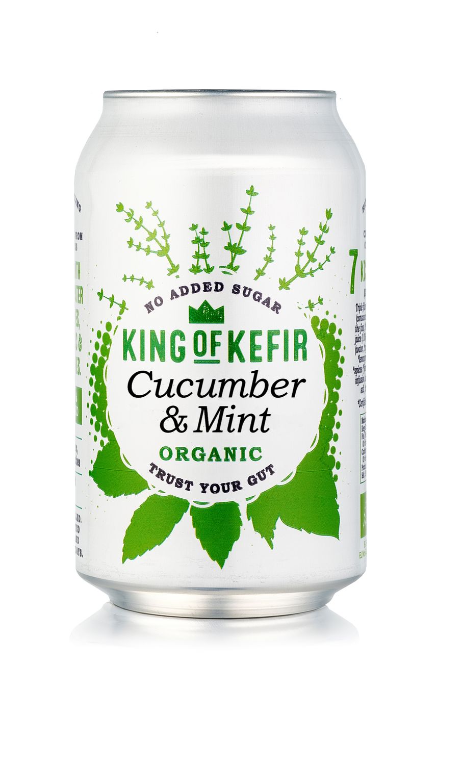 King of Kefir Organic Cucumber & Mint 12 x 330ml cans