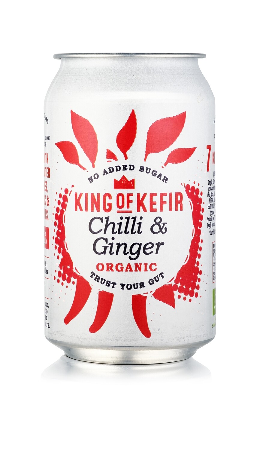 King of Kefir Organic Chilli & Ginger, 12 x 330ml cans