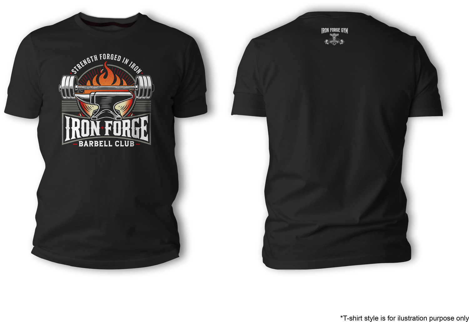 Iron Forge BARBELL CLUB Tee