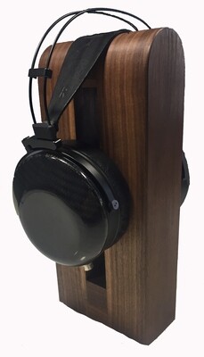 Stax inspired solid wood headphone stands