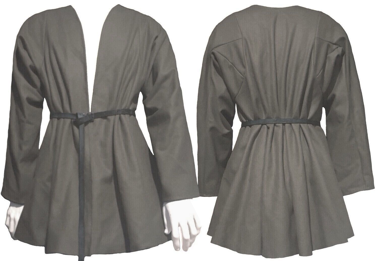 Mittelalterjacke - hellgrau