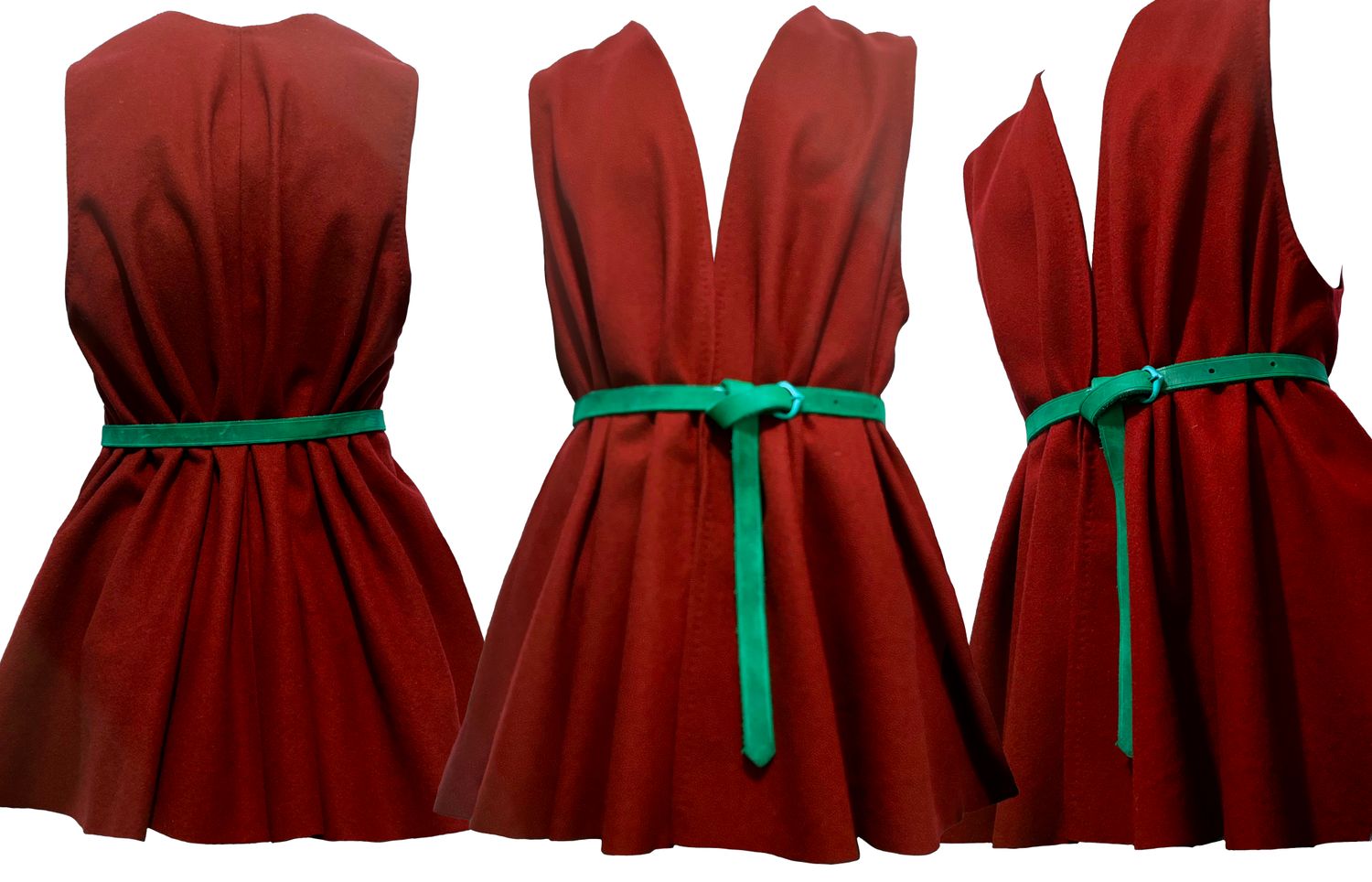 mittelalterliches Leibchen (ärmellose Jacke) - rot