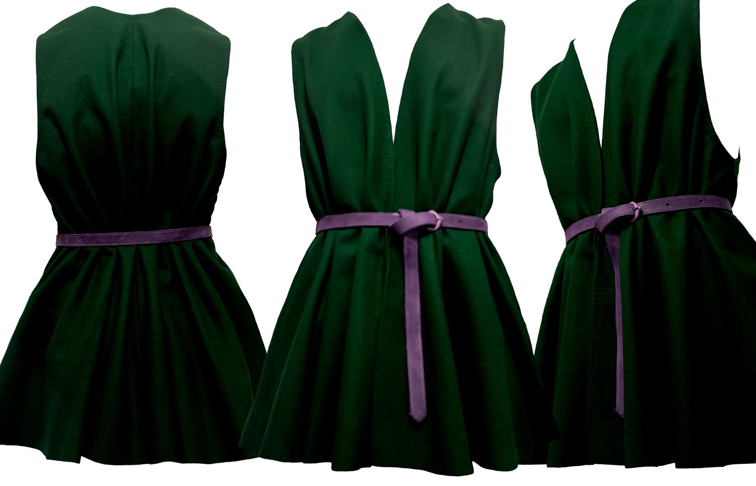 mittelalterliches Leibchen (ärmellose Jacke) - grün