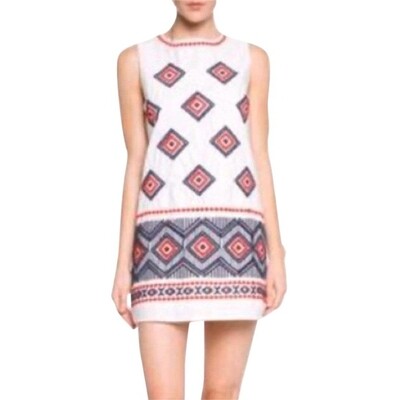 English Factory Boho White Embroidered Mini English Factory Boho White Embroidered Mini