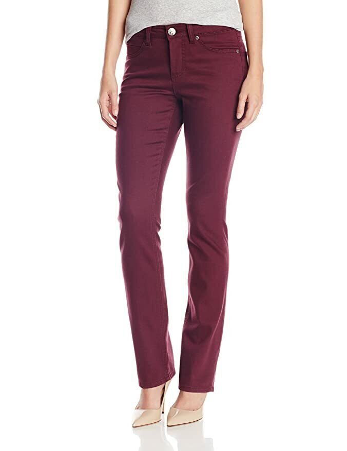 LIVERPOOL - MAROON SKINNY JEANS - MAROON