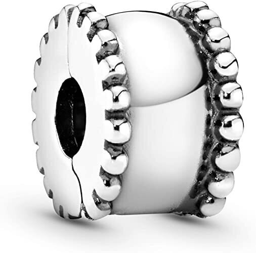 PANDORA - Beveled Silver Clip Charm