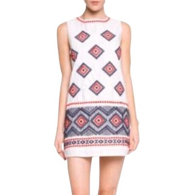 English Factory Boho White Embroidered Mini English Factory Boho White Embroidered Mini
