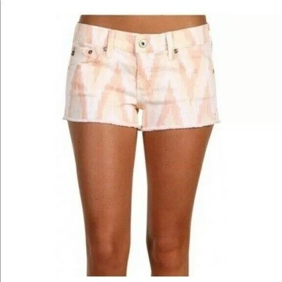 AG The Daisy - Super Low Rose Short in Ikat Print