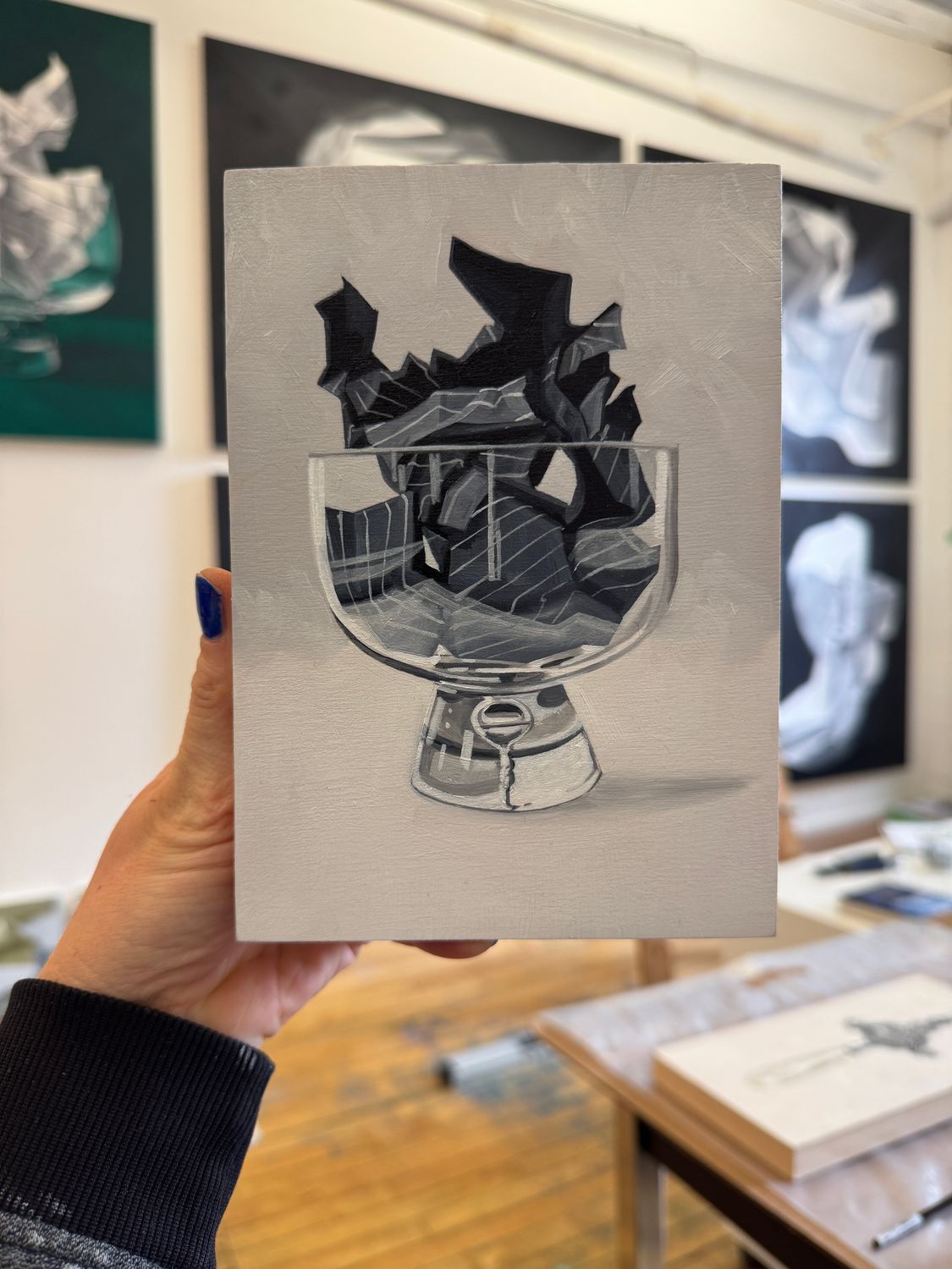 Contained Stripes Black