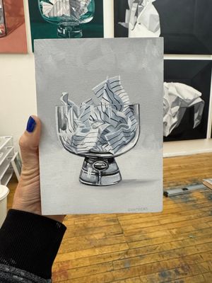 Contained Stripes White