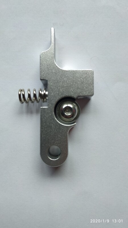 Alloy Titan extruder idler lever. X2 - Gpro - X1 - Genius.  Black or Silver In Stock