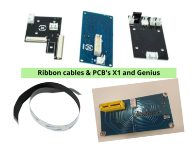 FLAT ribbon cables /PCB&#39;s X1 &amp; Genius.