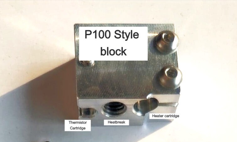 Thermistor and 50w heater (SUIT P100 block),
