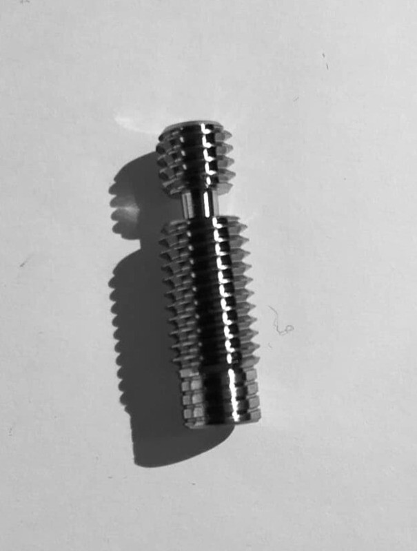 Titanium X1 threaded ALL METAL heatbreak