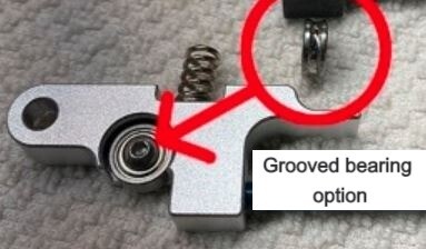 Idler arm grooved guide bearing. 1 pc