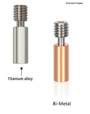 Titanium ALL METAL or Bimetal Titanium heat break. X1-X2 & Genius-GPro