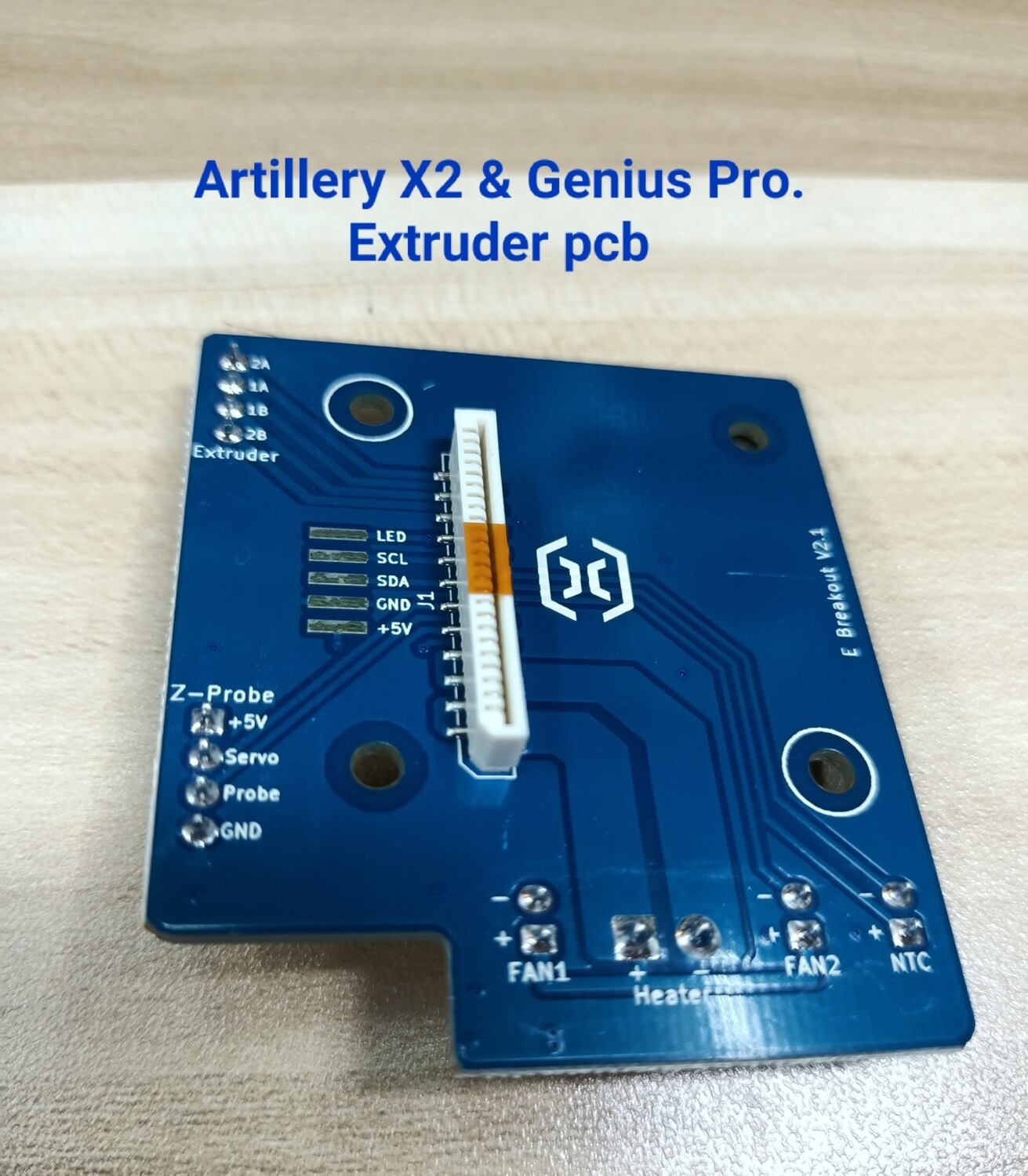 v2.2 Extruder PCB. Sidewinder X2 and Genius Pro