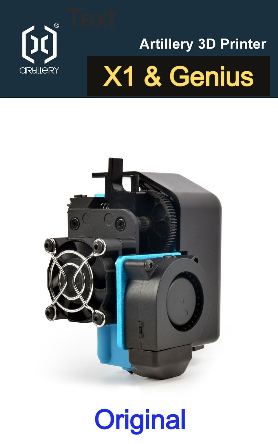 Complete original Evnovo Hotend/extruder X1 &amp; Genius. 
Standard