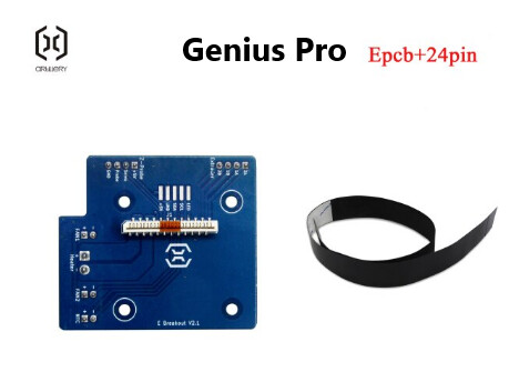 Genius PRO Extruder Pcb &amp; Ribbon cable 24 pin