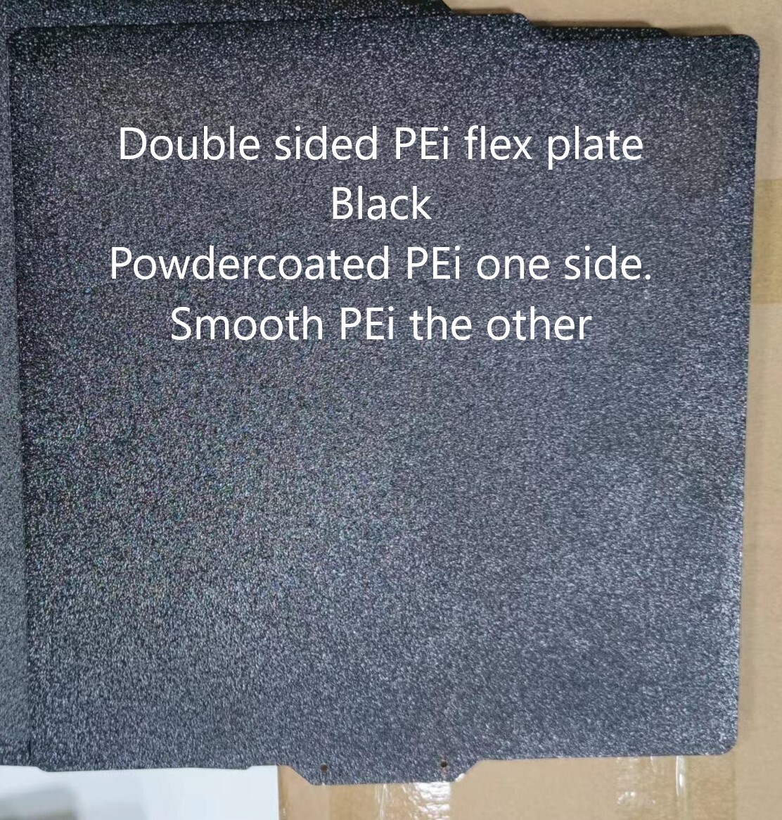 Bambu Labs X1. PEi Flex plate, DOUBLE sided, SMOOTH / TEXTURED BLACK color.