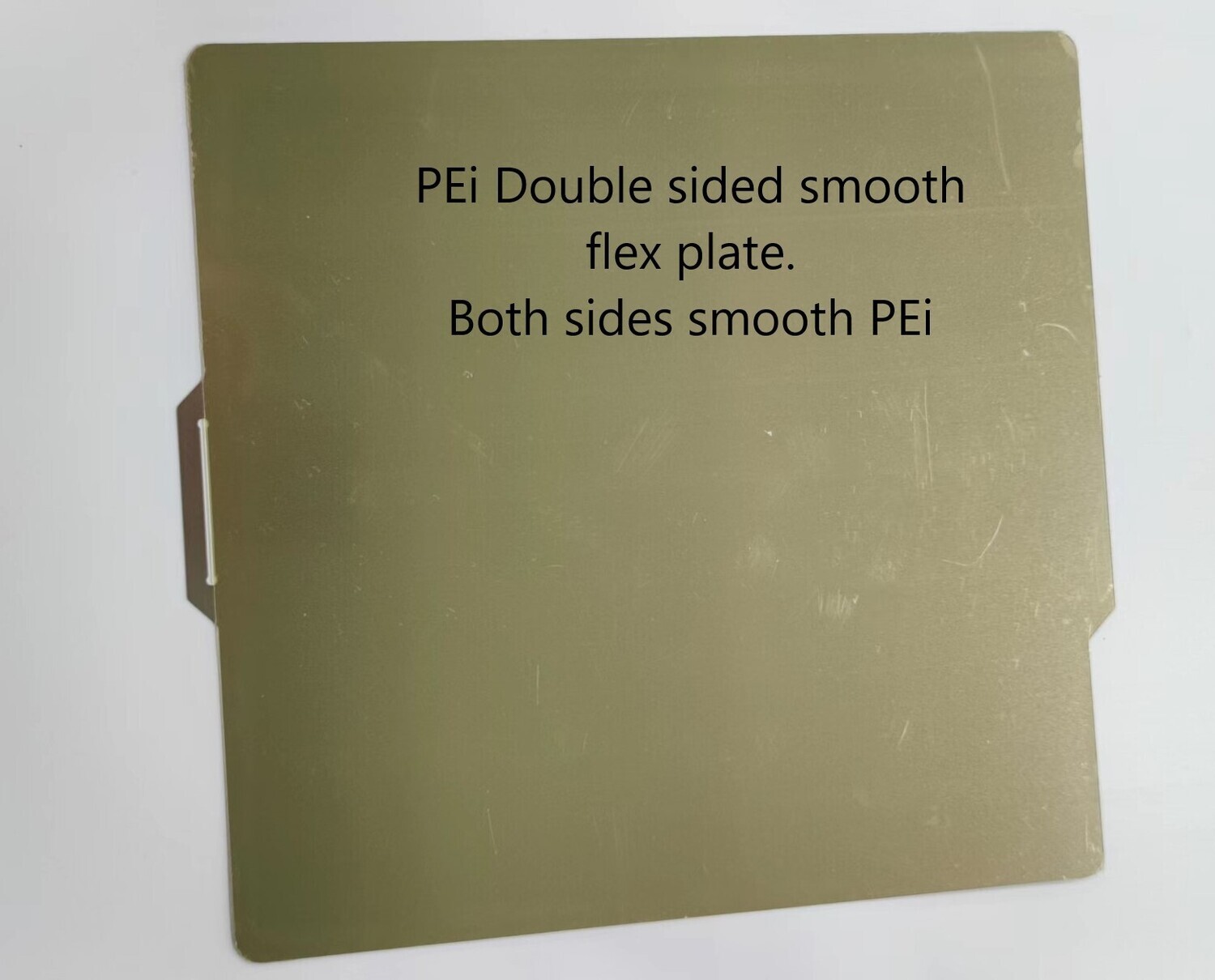Bambu Labs X1. PEi Flex plate, DOUBLE sided, SMOOTH Amber colour