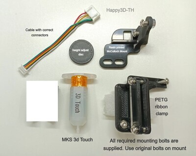 MKS 3D Touch upgrade kit for Artillery X2 / Genius Pro. Bolt on
