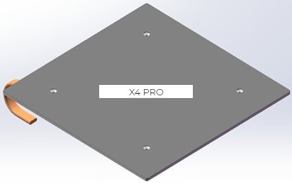 Artillery X4 Series. Hot bed kit. X4pro