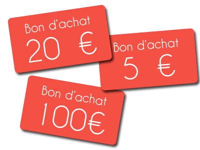 Bon d&#39;achat 1 €